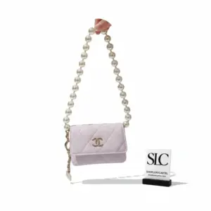 Quilted Lambskin Leather Adjustable Waist Bag in Pink AP2654