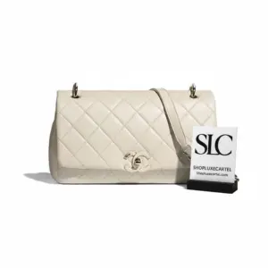 Quilted Lambskin Leather Large Classic Flap Shoulder Bag AS2319