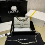 Quilted-Lambskin-Plexiglass-Top-Wallet-On-Chain-Crossbody-AP2377-Grey-Quilted-Lambskin-Plexiglass-Top-Wallet-On-Chain-Crossbody-AP2377-Grey-1.webp