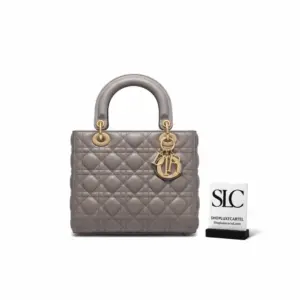 Quilted Lambskin Top Handle Lady Style Tote Bag 44551