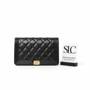 Quilted Lambskin Wallet on Chain Crossbody Flap Bag 80287