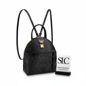 Quilted Leather Crescent Shaped Backpack for Women M44945