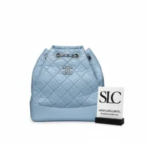 Quilted Leather Gabrielle Small Drawstring Backpack A94485