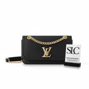 Quilted Leather LockMe East West Shoulder Chain Bag M22303 M22304