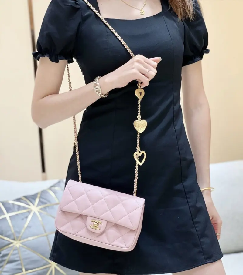 Quilted-Leather-Mini-Flap-Bag-with-Heart-Chain-AS3457-Pink-Quilted-Leather-Mini-Flap-Bag-with-Heart-Chain-AS3457-Pink-3.webp