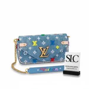 Quilted Leather New Wave Chain Crossbody Pochette Bag M67531