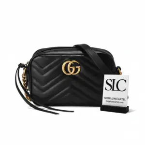 Quilted Matelassé GG Marmont Mini Camera Bag 448065