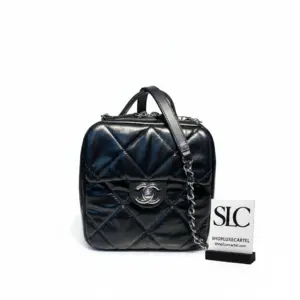 Quilted Miniature Camera Case Crossbody Shoulder Bag AS1323