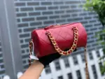 Quilted-Shiny-Lambskin-Small-Top-Handle-Bowling-Bag-AS1899-Red-Quilted-Shiny-Lambskin-Small-Top-Handle-Bowling-Bag-AS1899-Red-3.webp