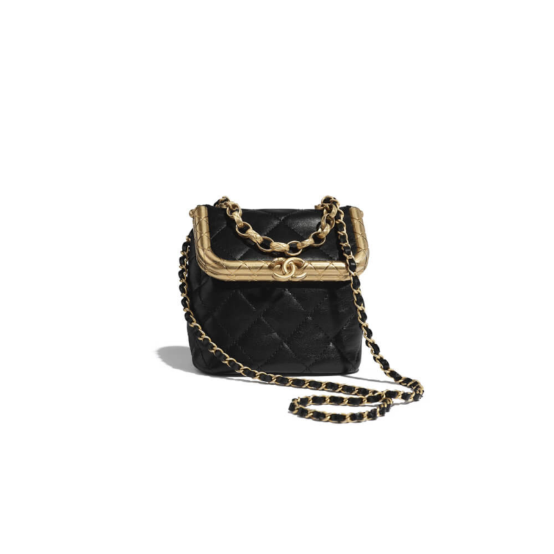 Quilted-Small-Lambskin-Kiss-Lock-Top-Handle-Bag-AS1885-Black-Quilted-Small-Lambskin-Kiss-Lock-Top-Handle-Bag-AS1885-Black-1.webp