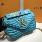 Quilted-Wave-Leather-Chain-Shoulder-Bag-PM-M51683-Light-Blue-Quilted-Wave-Leather-Chain-Shoulder-Bag-PM-M51683-Light-Blue-3.webp