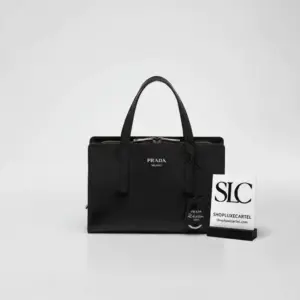Re-Edition 1995 Brushed-Leather Top Handle Mini Handbag 1BA357