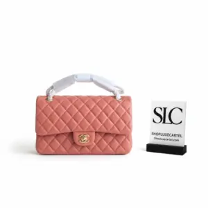 Rose Quartz Quilted 2.55 Medium Lambskin Flap Bag 1112