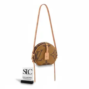 Round Monogram Reverse Canvas Crossbody Hat Box Bag M44604