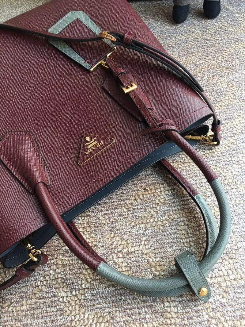 Saffiano-Leather-Two-Tone-Double-Tote-Bag-Burgundy-Grey-1BG775-4.webp