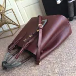 Saffiano-Leather-Two-Tone-Double-Tote-Bag-Burgundy-Grey-1BG775-5.webp