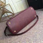 Saffiano-Leather-Two-Tone-Double-Tote-Bag-Burgundy-Grey-1BG775-6.webp