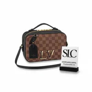 Santa Monica Crossbody Clutch in Damier Ebene Canvas N40178