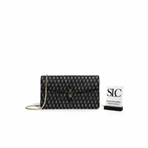 Serpent Clasp Shoulder Bag in Diamond Crystal Galuchat Skin 285850