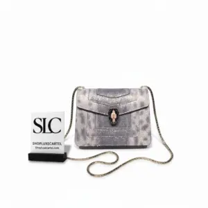 Serpentine Forever 20cm Crossbody Bag in Karung Skin 288781