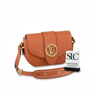 Sienne Doree Pont 9 Soft MM Grained Leather Bag M58968