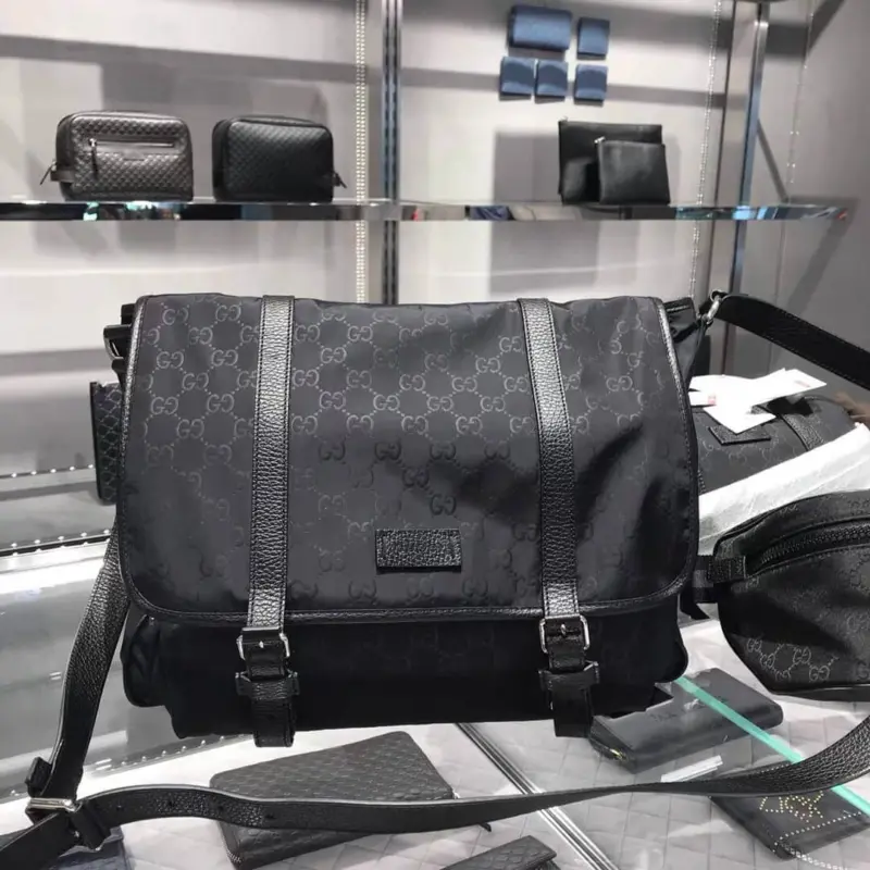 Signature-Monogram-Black-Medium-Nylon-Messenger-Crossbody-Bag-510334-2.webp