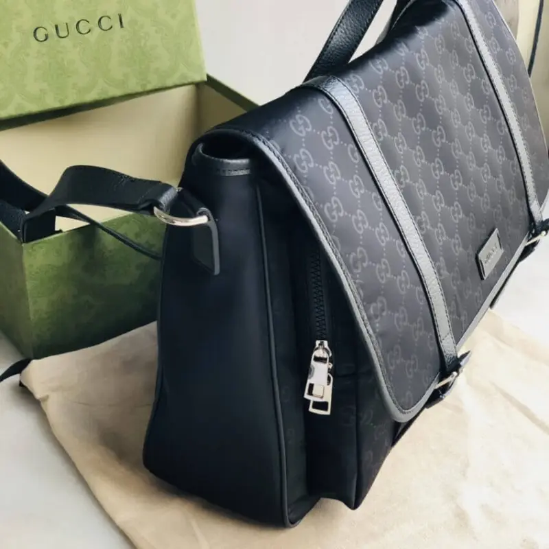 Signature-Monogram-Black-Medium-Nylon-Messenger-Crossbody-Bag-510334-6.webp