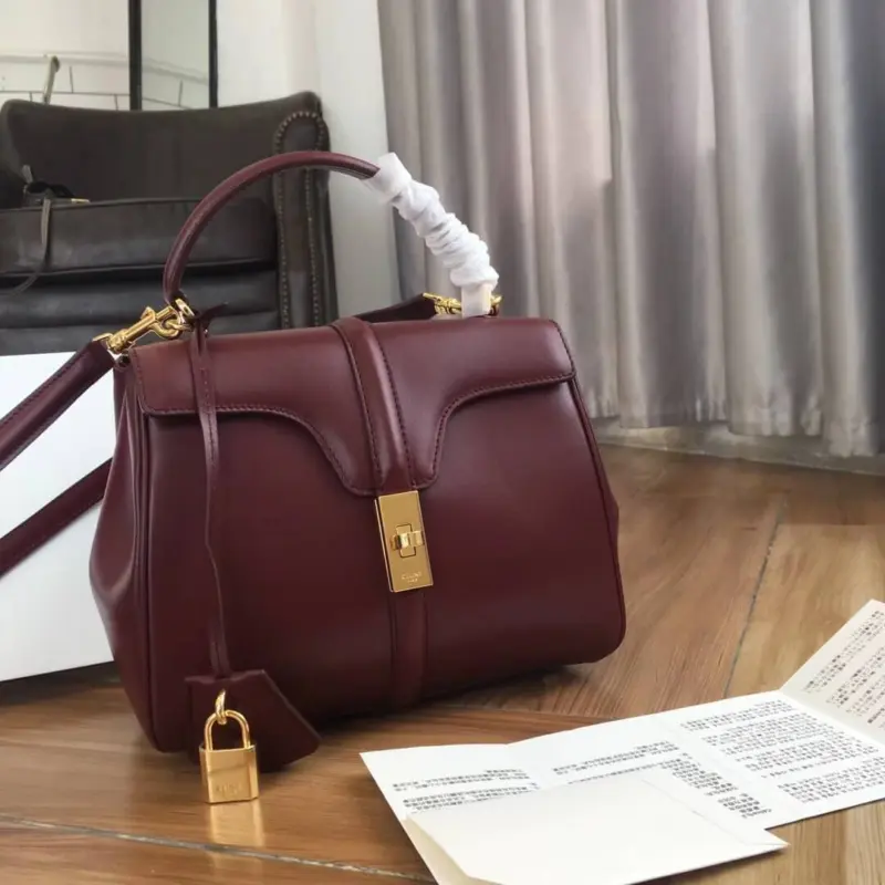 Small-16-Top-Handle-Bag-in-Satinated-Calfskin-188003-Burgundy-Small-16-Top-Handle-Bag-in-Satinated-Calfskin-188003-Burgundy-3.webp