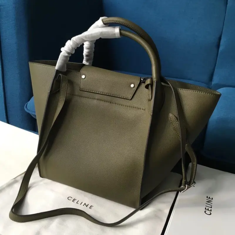 Small-Big-Bag-With-Long-Strap-In-Grained-Calfskin-189313-Army-Green-Small-Big-Bag-With-Long-Strap-In-Grained-Calfskin-189313-Army-Green-3.webp