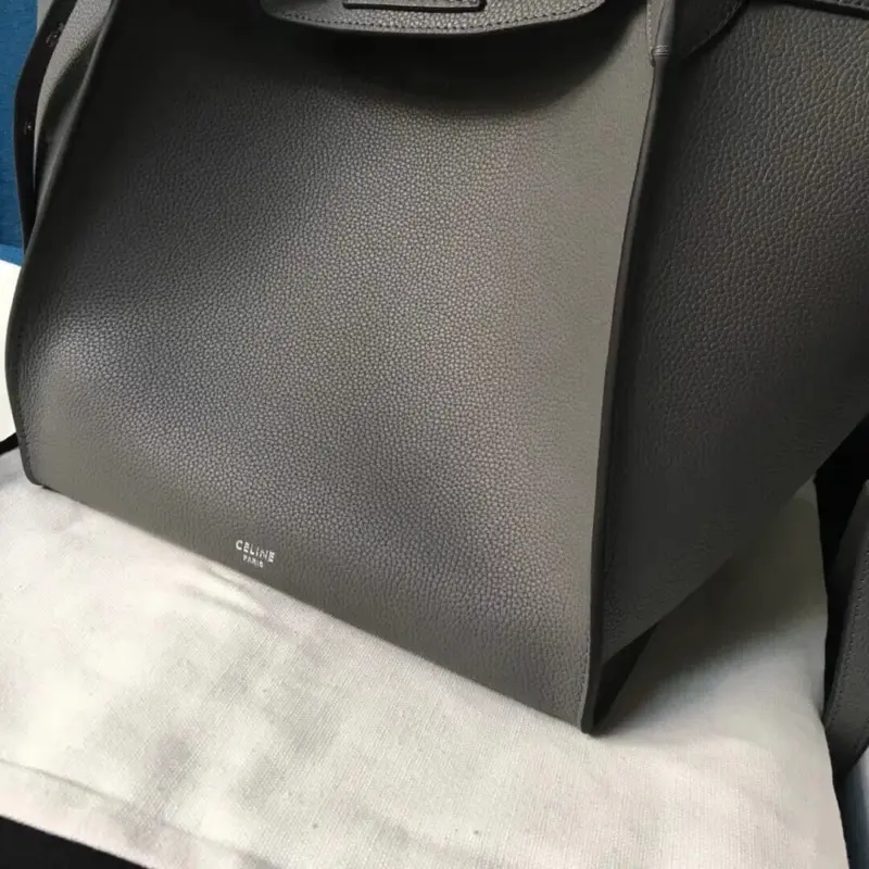 Small-Big-Bag-With-Long-Strap-In-Grained-Calfskin-189313-Grey-Small-Big-Bag-With-Long-Strap-In-Grained-Calfskin-189313-Grey-3.webp