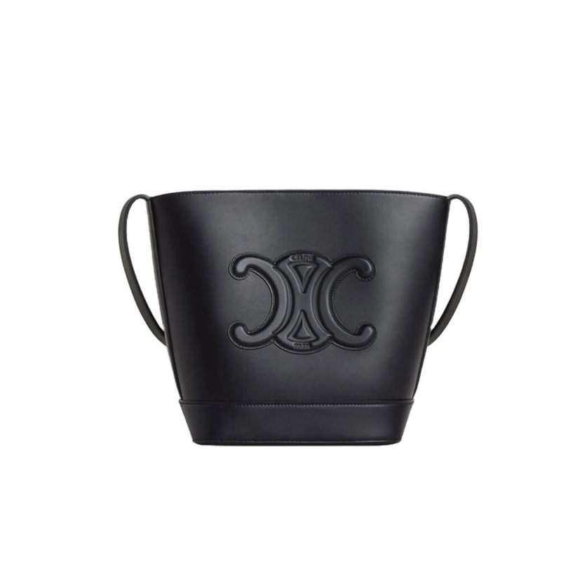 Small-Bucket-Bag-with-Triomphe-Logo-in-Smooth-Calfskin-113783-Black-Small-Bucket-Bag-with-Triomphe-Logo-in-Smooth-Calfskin-113783-Black-1.webp