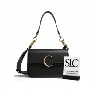 Small C-Logo Flap Top Handle Crossbody Bag S199