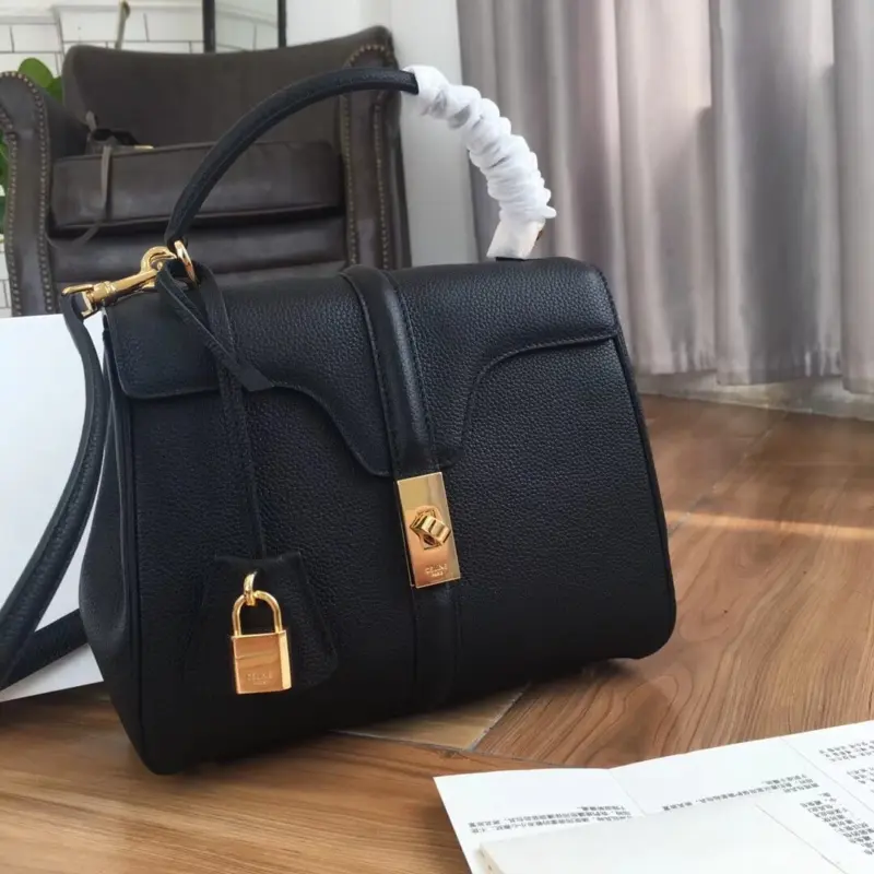 Small-Classic-Top-Handle-Bag-in-Grained-Calfskin-188003-Black-Small-Classic-Top-Handle-Bag-in-Grained-Calfskin-188003-Black-1.webp