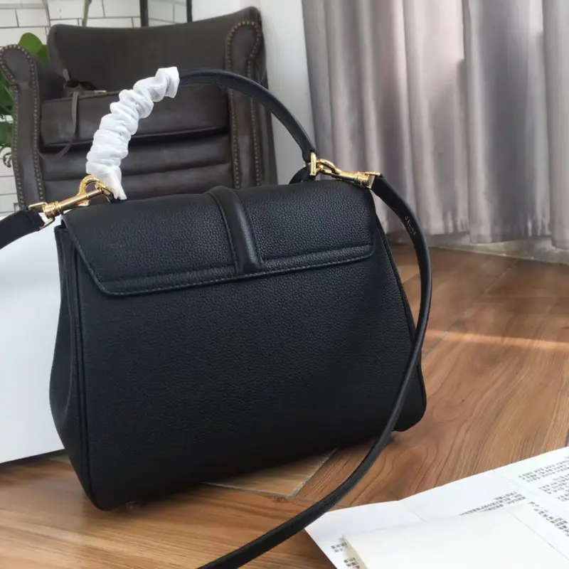 Small-Classic-Top-Handle-Bag-in-Grained-Calfskin-188003-Black-Small-Classic-Top-Handle-Bag-in-Grained-Calfskin-188003-Black-2.webp