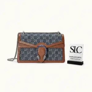 Small Denim Dionysus Chain Flap Shoulder Bag 400249