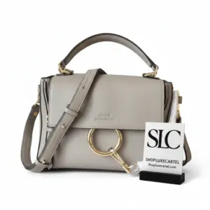 Small Faye Leather Top Handle Day Shoulder Bag S322