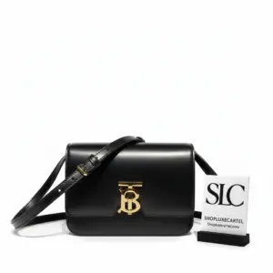 Small Leather Flap Top Bag with Monogram Clasp 80103341
