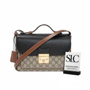 Small Padlock Shoulder Bag in Classic Monogram Canvas 644527