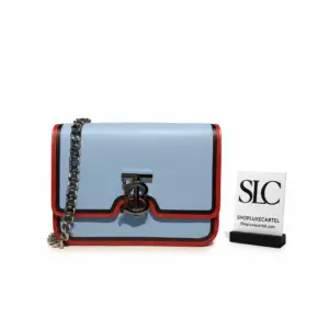 Small Painted Edge Leather Bag with Monogram Clasp 80124711