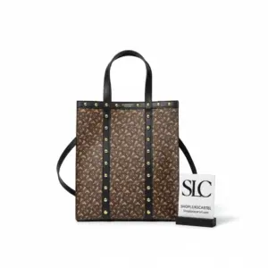 Small Portrait Tote Bag in Monogram Print E-canvas 80250681