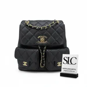 Small Quilted Leather Backpack for Women's Travel AS3860