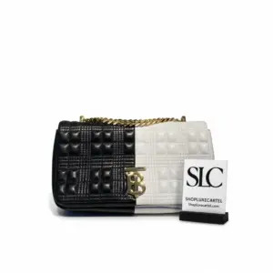 Small Quilted Lola Chain Shoulder Bag in Two-Tone Lambskin 80212091