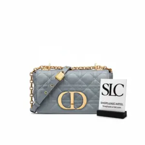 Small Quilted Women Shoulder Bag in Supple Cannage Calfskin M9241