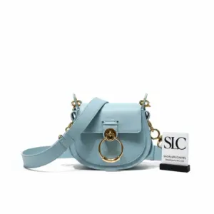 Small Tess Crossbody Saddle Bag in Genuine Calfskin S1153