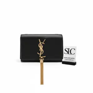 Smooth Calfskin Classic Monogram Tassel Crossbody Shoulder Bag 354120