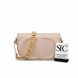 Smooth Calfskin Signature Top Handle Bag With Strap M9280