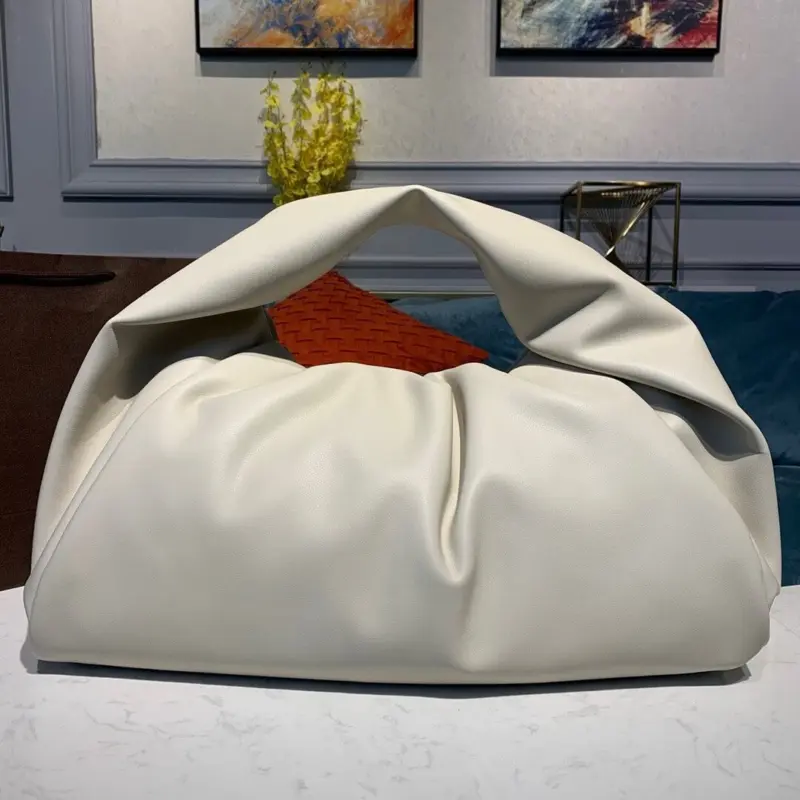 Soft-Gathered-Leather-Large-Shoulder-Pouch-Bag-607984-White-Soft-Gathered-Leather-Large-Shoulder-Pouch-Bag-607984-White-2.webp