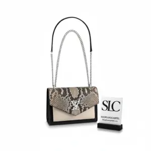 Soft Grained Leather Turn-Lock Flap Crossbody Bag N97005