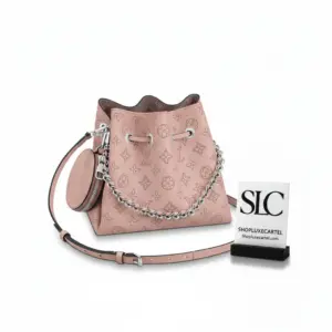Soft Perforated Leather Drawstring Bella Bucket Bag M57068