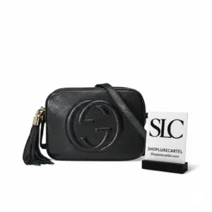 Soho Small Leather Crossbody Camera Bag with Tassel 308364